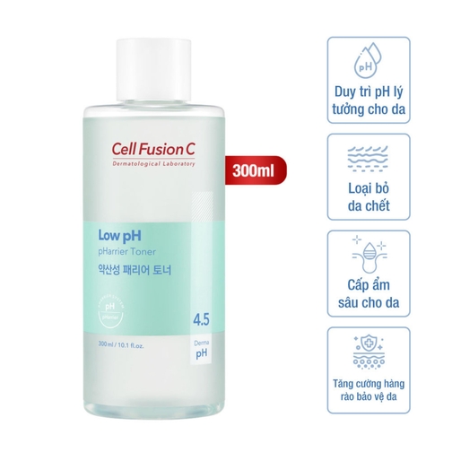 Cell Fusion C Expert - Nước cân bằng PH thấp, tăng cường hàng rào bảo vệ da- Low pH pHarrier Toner-Hàn Quốc